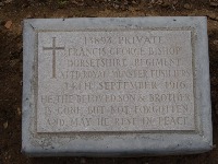 Struma Military Cemetery - Bishop, Francis George